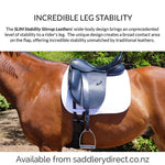 Total Saddle Fit SLIM Stability Stirrup Leathers - Saddlery Direct