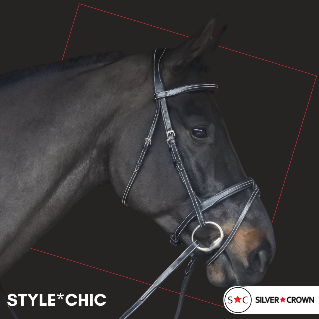 Silver Crown Bridle CHIC - Saddlery Direct