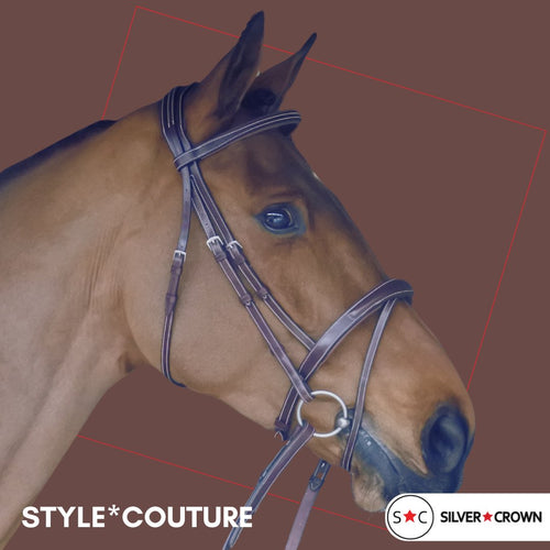 Silver Crown Bridle Tetiere Bridle - Saddlery Direct