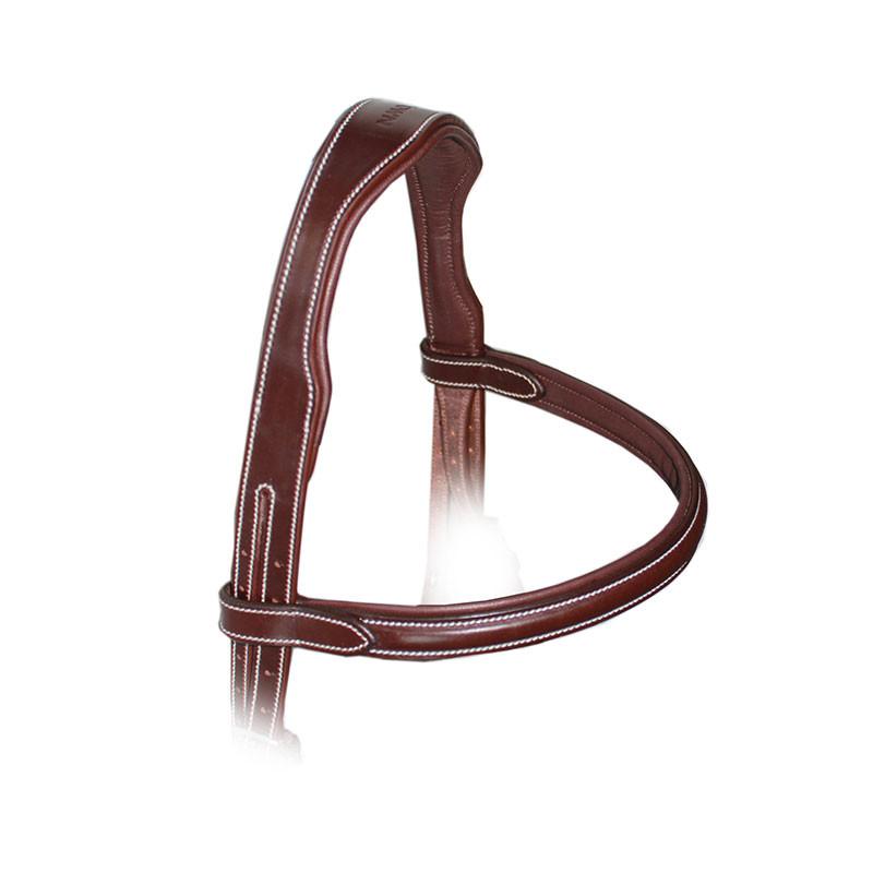 Silver Crown Bridle Half Moon Noseband Sale - Saddlery Direct