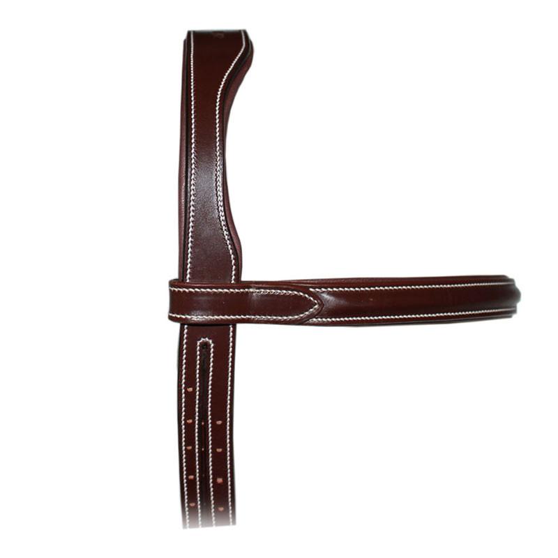 Silver Crown Bridle Half Moon Noseband Sale - Saddlery Direct