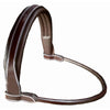 Silver Crown Rolled Brow Band - Saddlery Direct