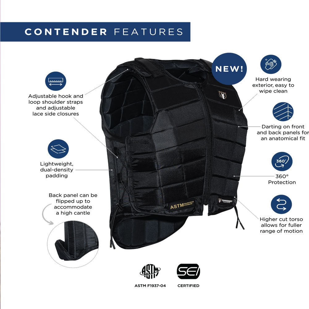 Tipperary Body Protector- Contender - Saddlery Direct