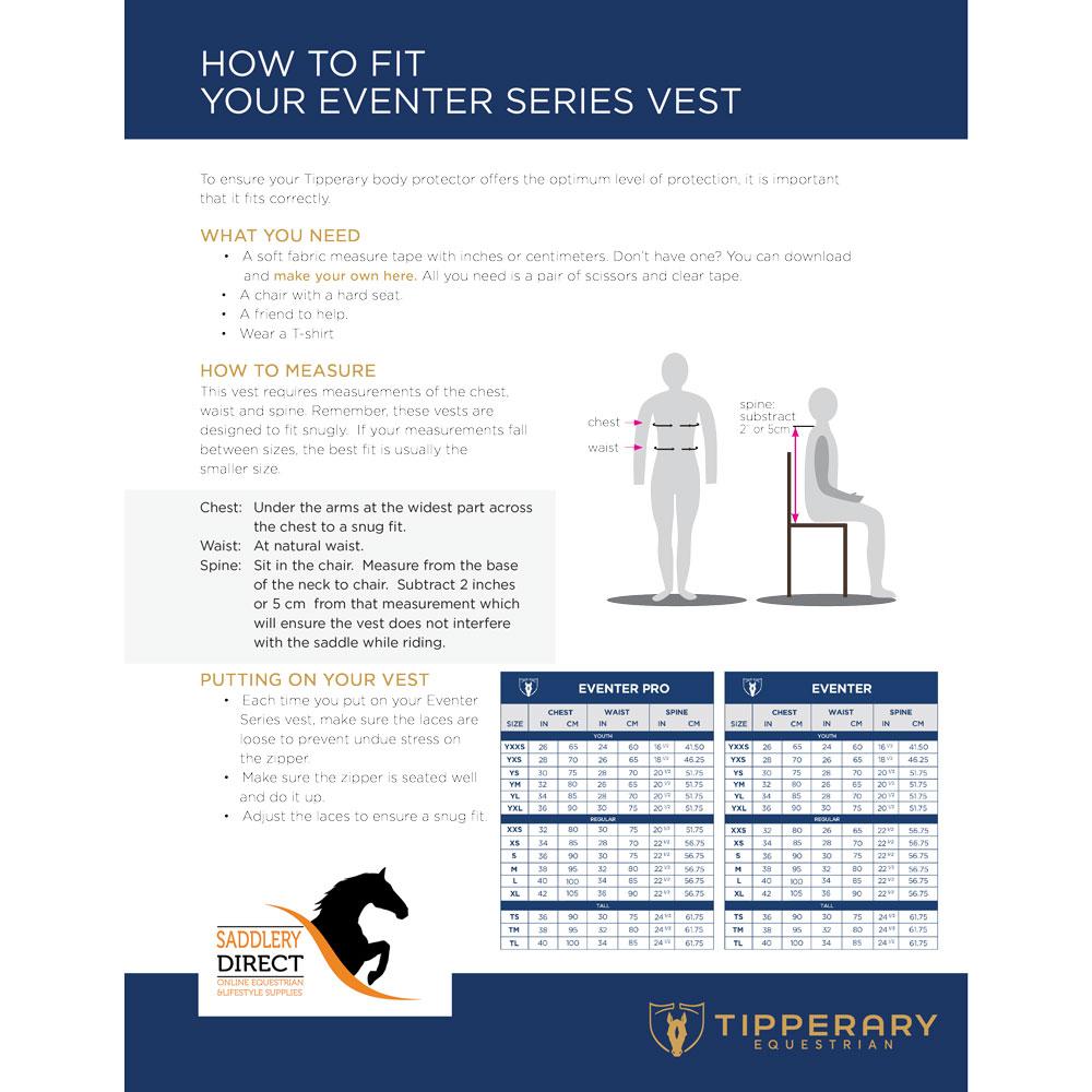 Tipperary Body Protector- Eventor Pro - Saddlery Direct
