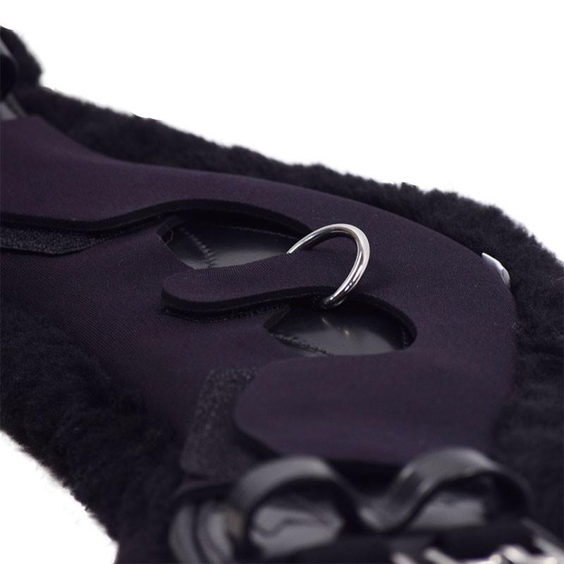Total Saddle Fit Girth Fleece Covers Mono - Saddlery Direct