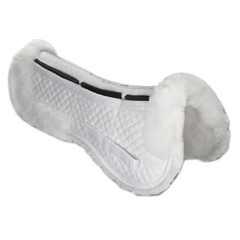Total Saddle Fit Six Point Sheep Fleece Half Pad - Saddlery Direct