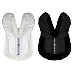 Total Saddle Fit Six Point Wither Freedom Sheeps Fleece Half Pad - Saddlery Direct