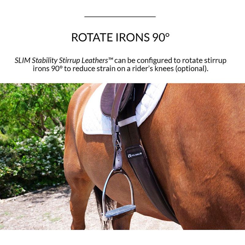 Total Saddle Fit SLIM Stability Stirrup Leathers - Saddlery Direct