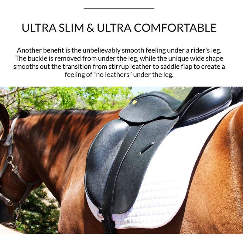 Total Saddle Fit SLIM Stability Stirrup Leathers - Saddlery Direct