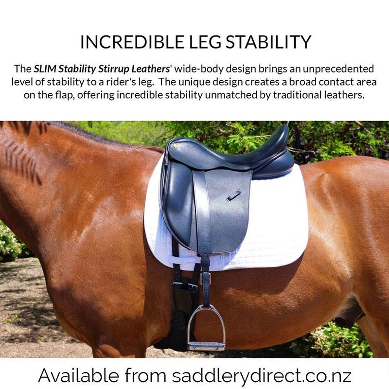 Total Saddle Fit SLIM Stability Stirrup Leathers - Saddlery Direct